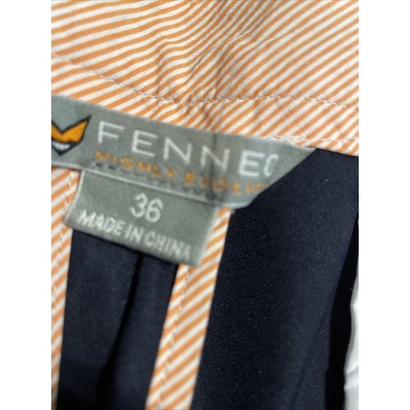 Fennec Men’s Golf Shorts Flat Front Navy Size 36‎ Excellent Condition 4 Pocket - Picture 6 of 8
